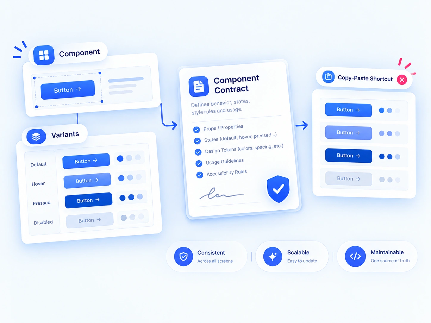 Components and Variants Are a Contract, Not a Copy-Paste Shortcut
